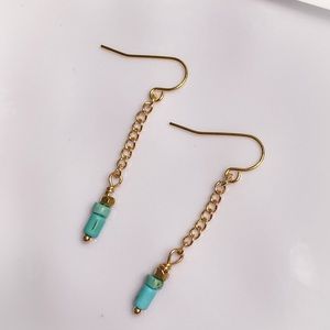 18. Turquoise Dangle Earrings